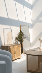 Adeline Gold Frame Rectangular Wall Mirror (220x120 CM)