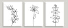 Midnight Botanical Symphony Wall Art