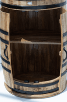 Alani Industrial Barrel Cocktail Cabinet (100x65CM)