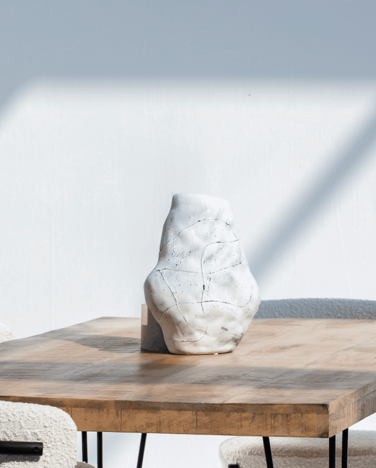Asymmetric Earthly Ceramic Vase