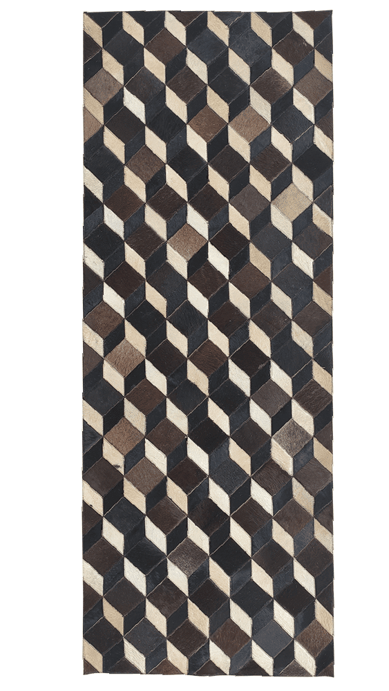 Hallway Multi-Color Leather Rug (2 Sizes Available) Homekode 