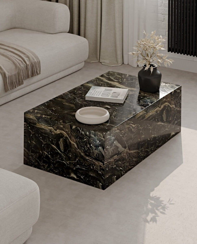 Felicity Cube Arabescato Coffee Table MGH 