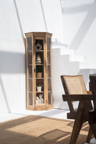 Wooden Display Cabinet Homekode 