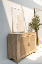 Everly Two Rattan Doors Sideboard
