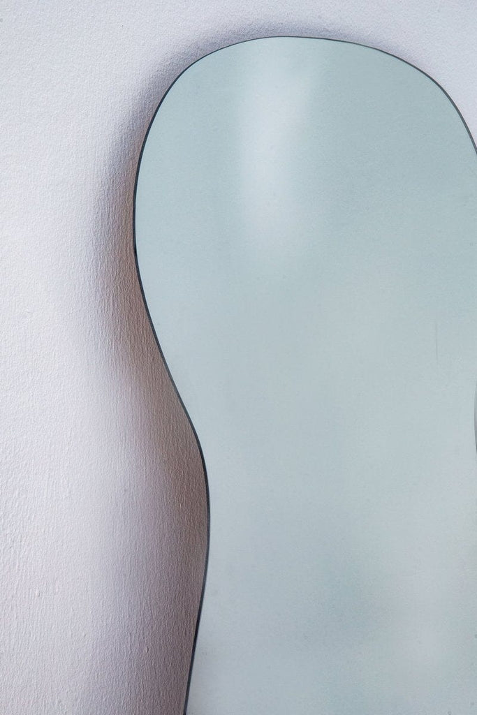 Swan Wavy Frameless Mirror with LED (160x70 CM) Mirrors Homekode 