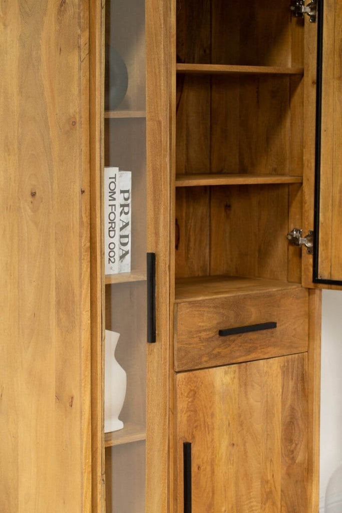 Irma Wooden Display Cabinet Homekode 