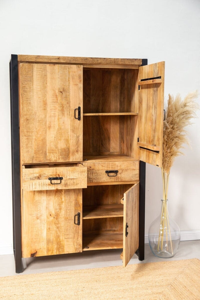 Imara Wooden Storage Cabinet Homekode 