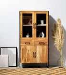 Display Cabinet with Four Doors Homekode 