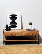 Two Drawers with One Shelf TV Unit Homekode 