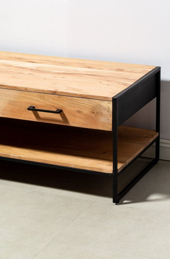 Two Drawers with One Shelf TV Unit Homekode 