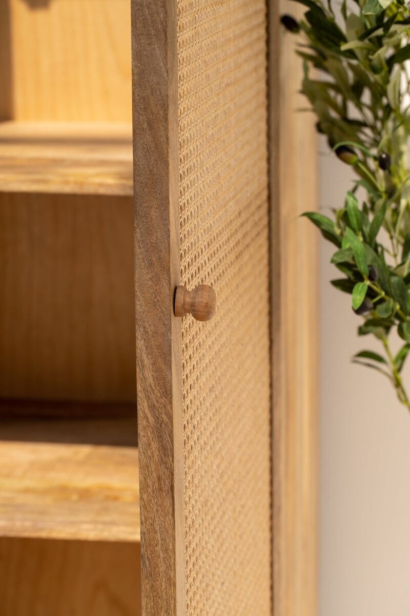 Azura Rattan Door Arch Top Cabinet Homekode 