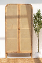 Azura Rattan Door Arch Top Cabinet Homekode 