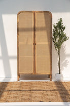 Azura Rattan Door Arch Top Cabinet Homekode 