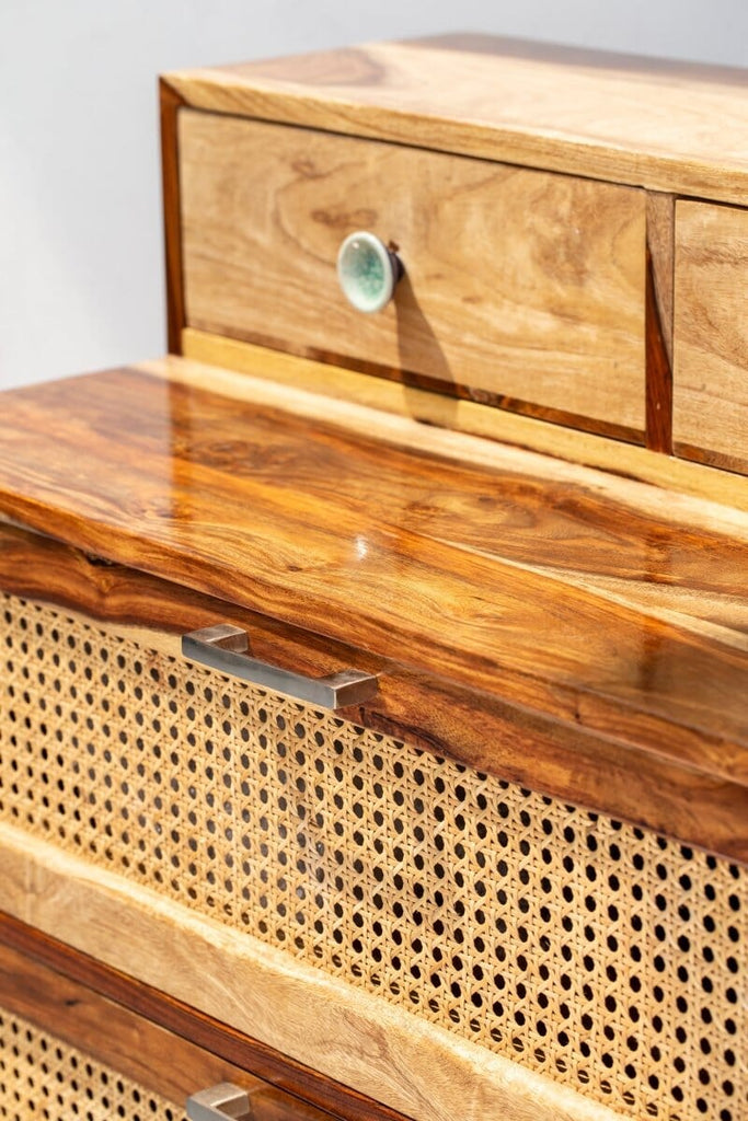 Aspen 6 Drawers Wooden Cabinet Homekode 