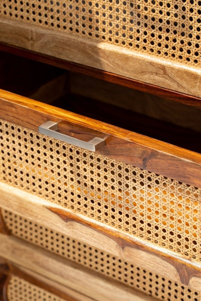 Aspen 6 Drawers Wooden Cabinet Homekode 