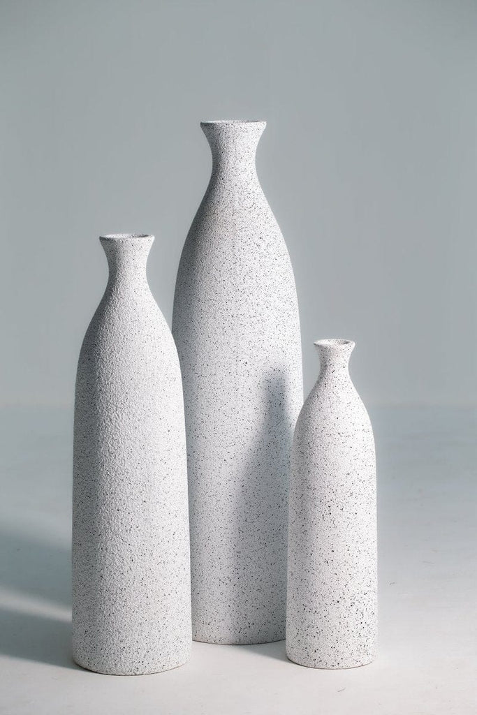 Alba Decorative White Vase (4 Sizes)
