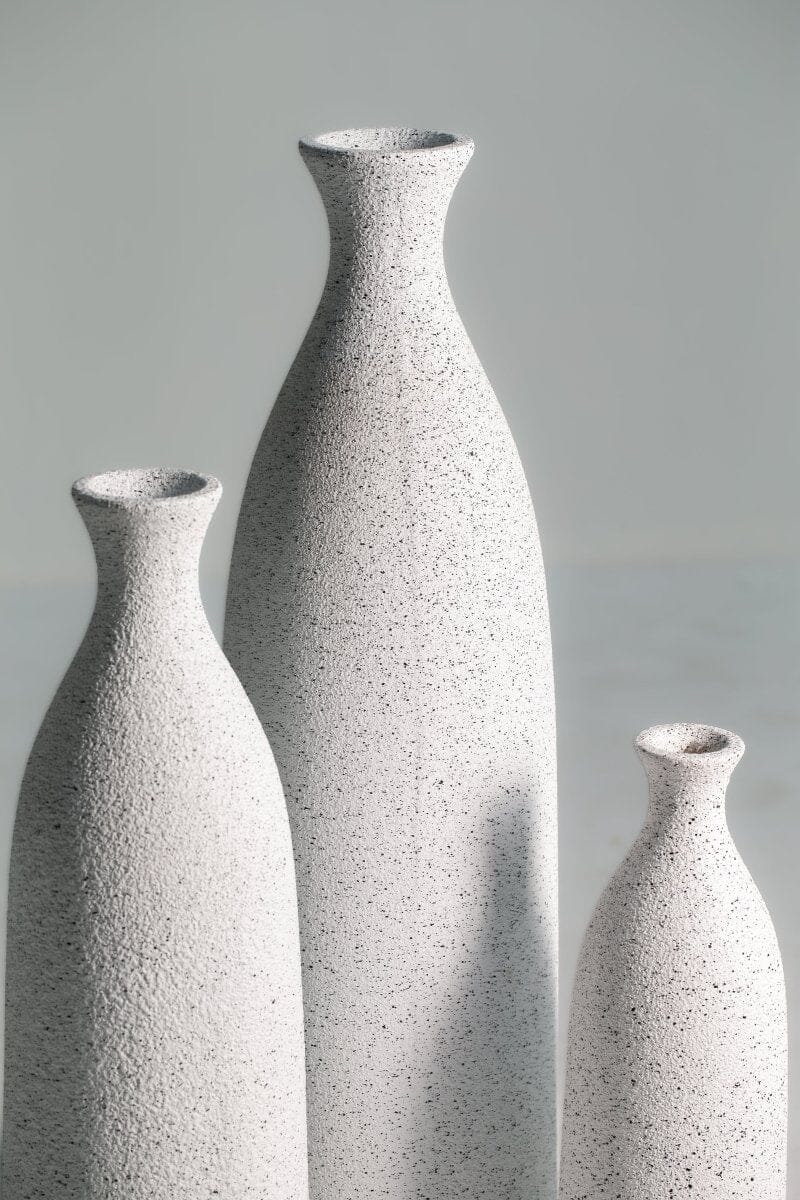 Alba rative White Vase (4 Sizes)