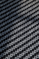 Timeless Contrast - Black & White Patterned Woven Rug (3 Sizes)