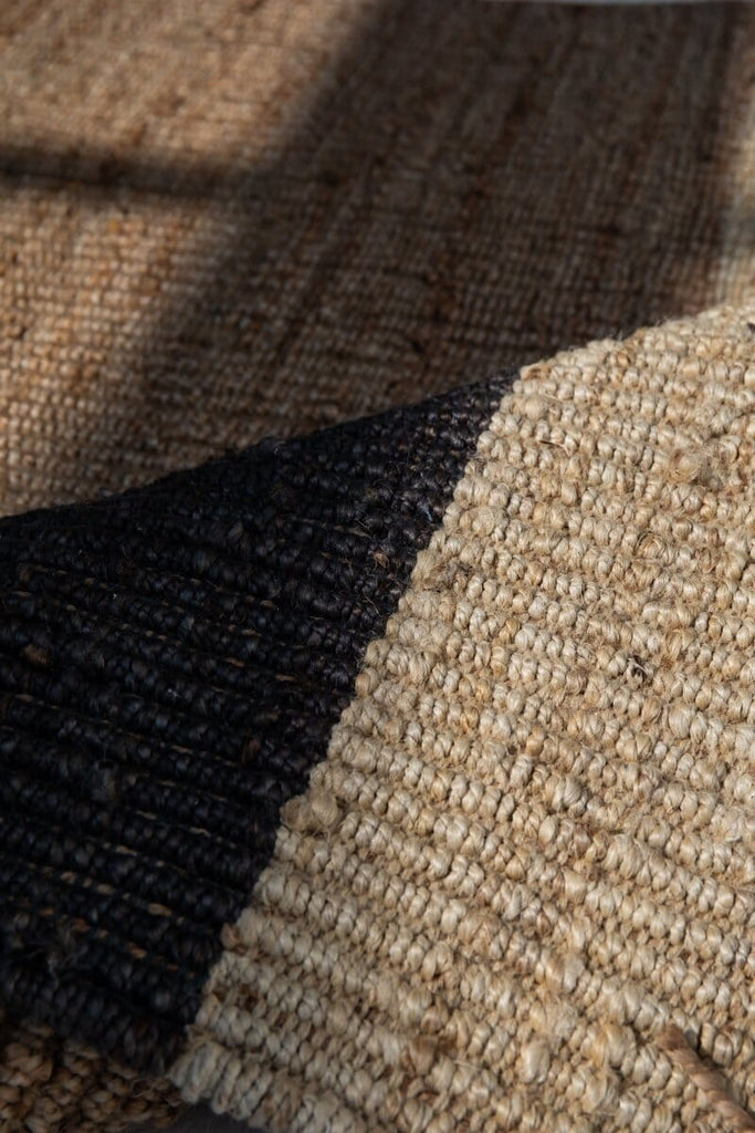 Earthen Elegance - Gradient Brown Natural Jute Woven Rug (2 Sizes)