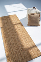 Embossed Natural - Braided Jute Hallway Rug (80x200 CM)