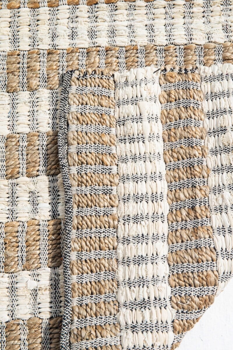 Pastel Hemp - Natural Jute Woven Rug (5 Sizes)