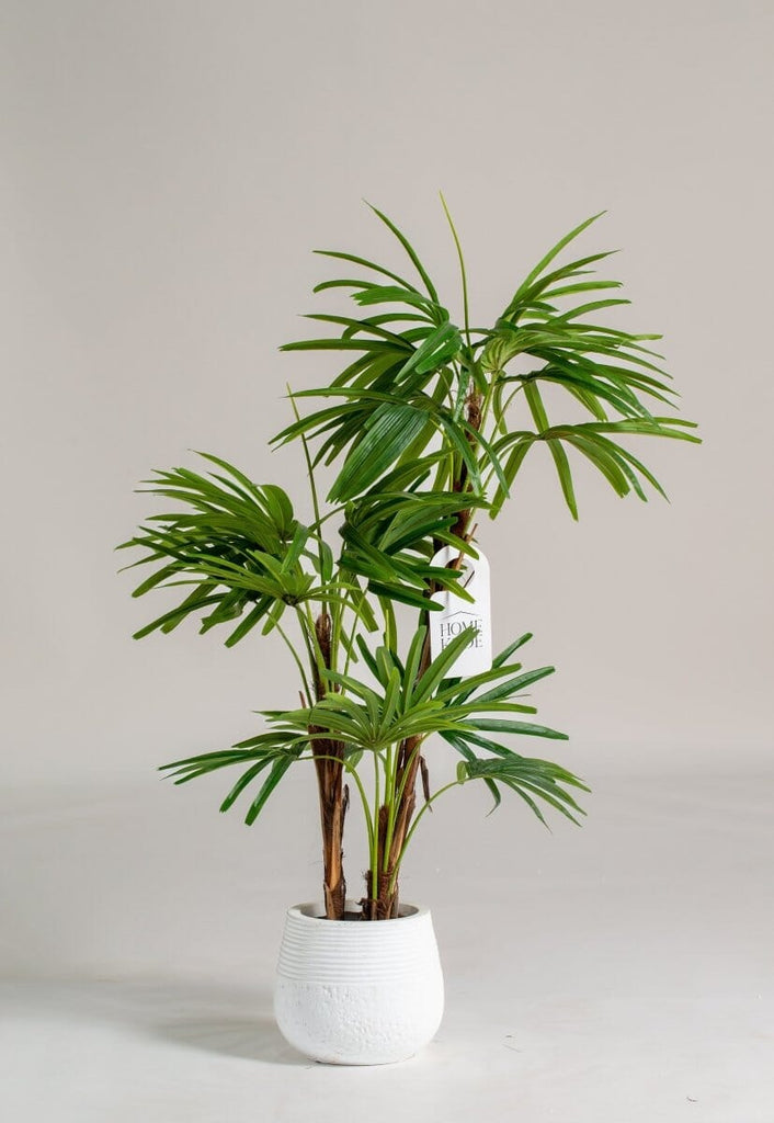 Broadleaf Lady Palm Artificial Plant (Pot not included) Homekode 