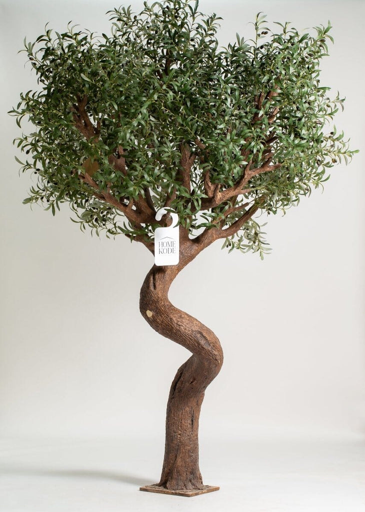 Artificial Olive Tree with Curving Trunk (3 Meter Height) Homekode 