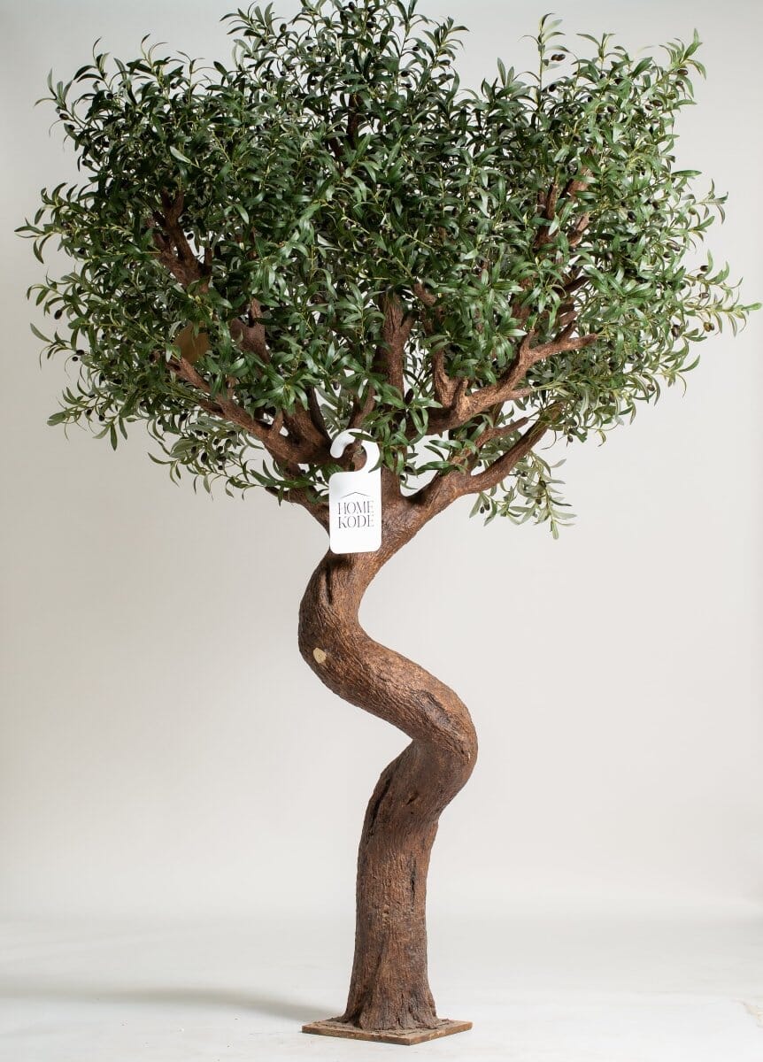 ificial Olive Tree with Curving Trunk (3 Meter Height) Homekode 