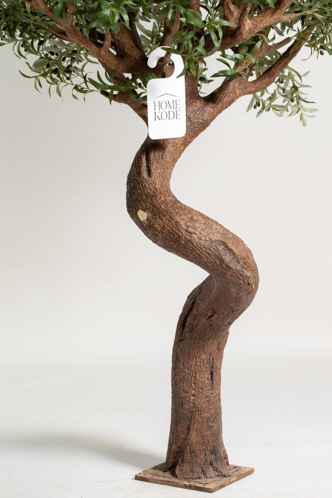 Artificial Olive Tree with Curving Trunk (3 Meter Height) Homekode 