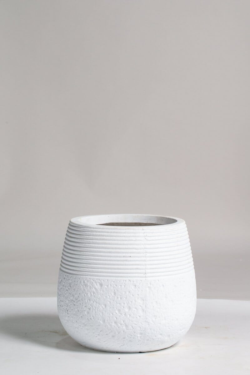 Java Pot White White pot – Homekode