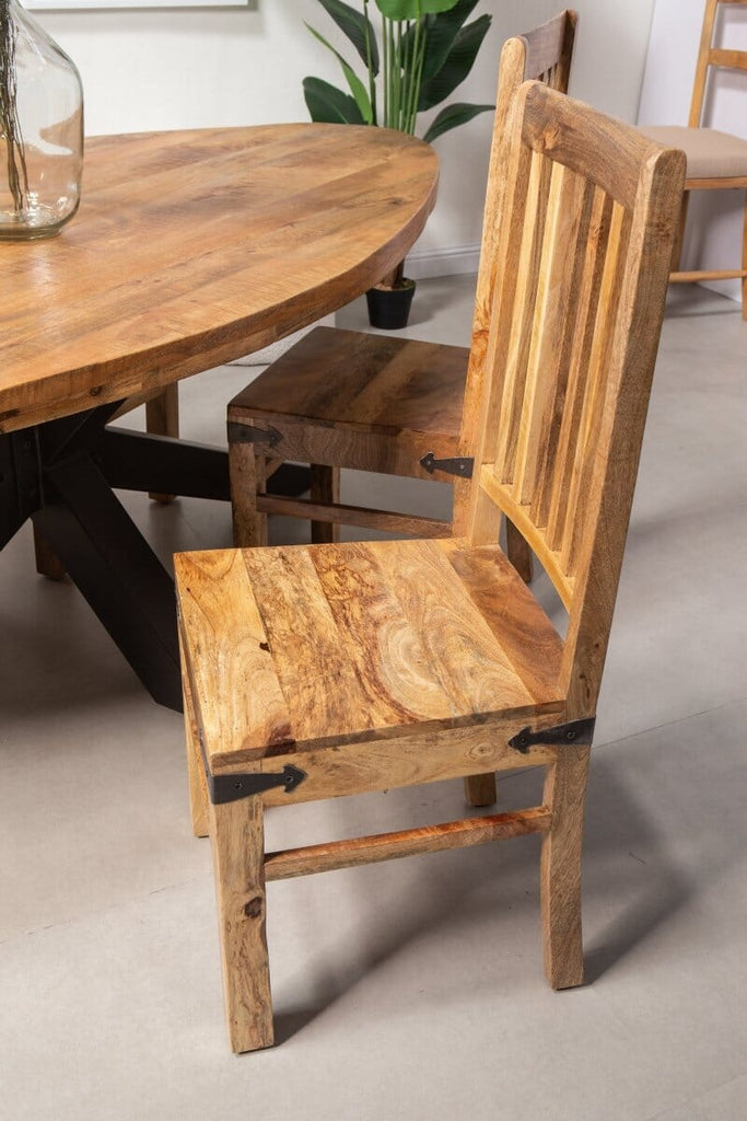 Mission Back Mango Wood Dining Chair Homekode 