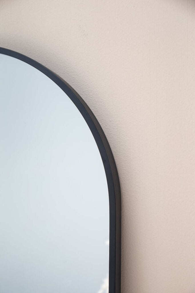 Full Length Arched Black Wall Mirror (7 Sizes) Mirrors Homekode 