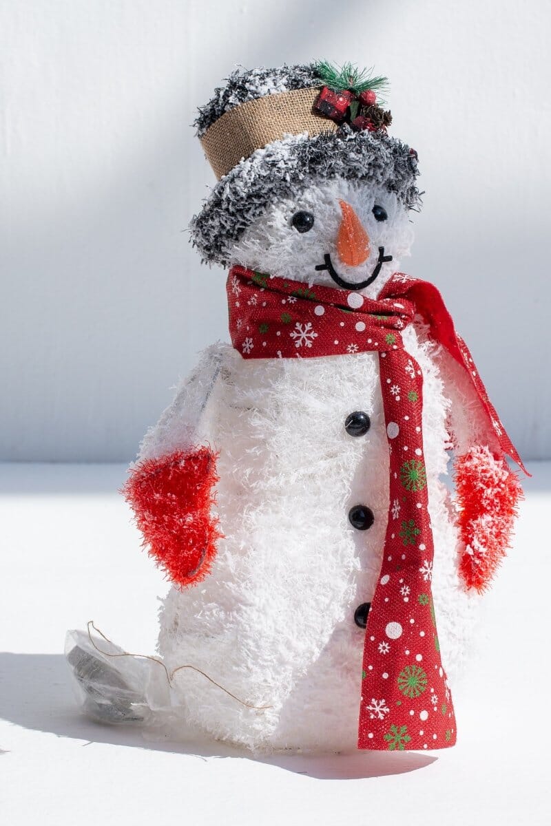 Snowman Floor Decor with LED Homekode 