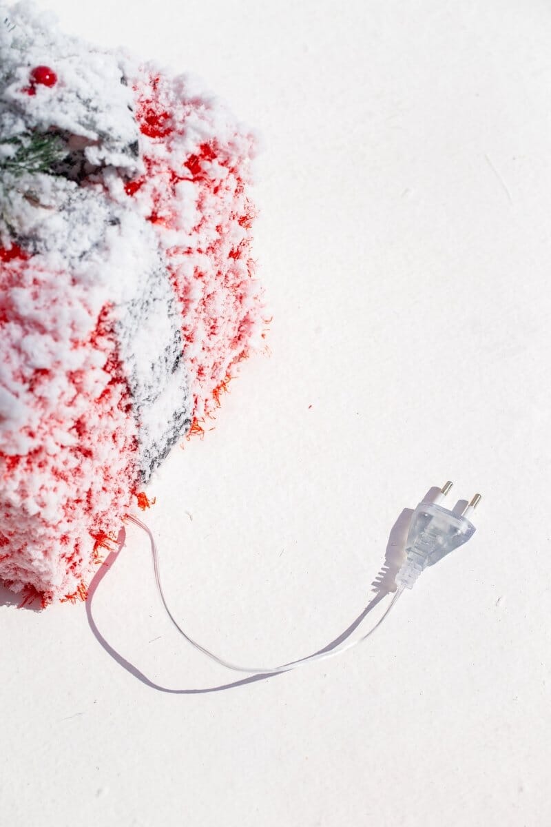 Set of 3 Light Up Red Snowy Present Boxes Homekode 