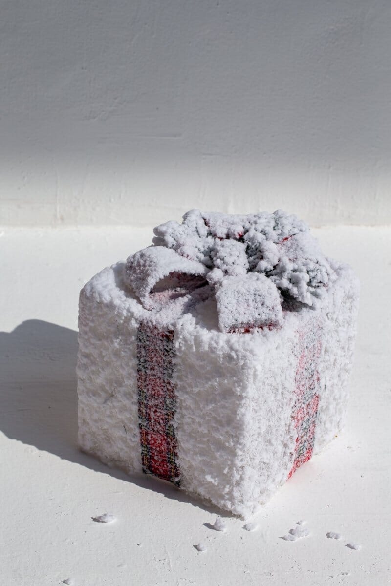 Set of 3 Light Up White Snowy Present Boxes Homekode 