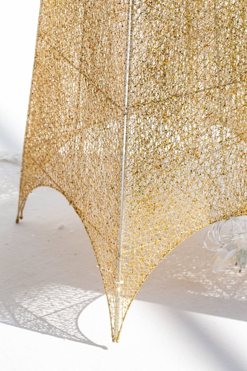 Christmas Golden Decor Tree with Lights Homekode 