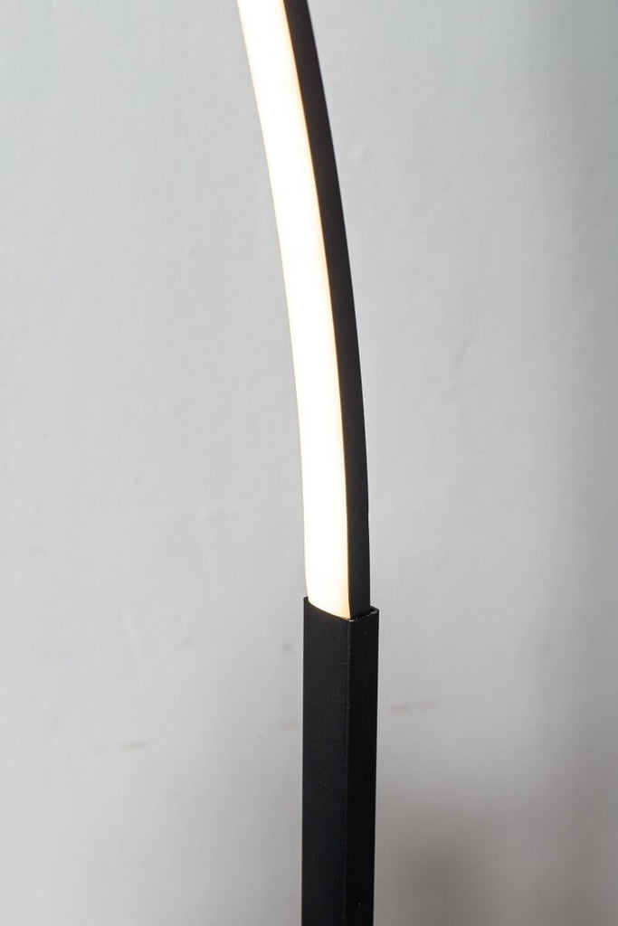 Curvy Floor Lamp with Shelf Homekode 