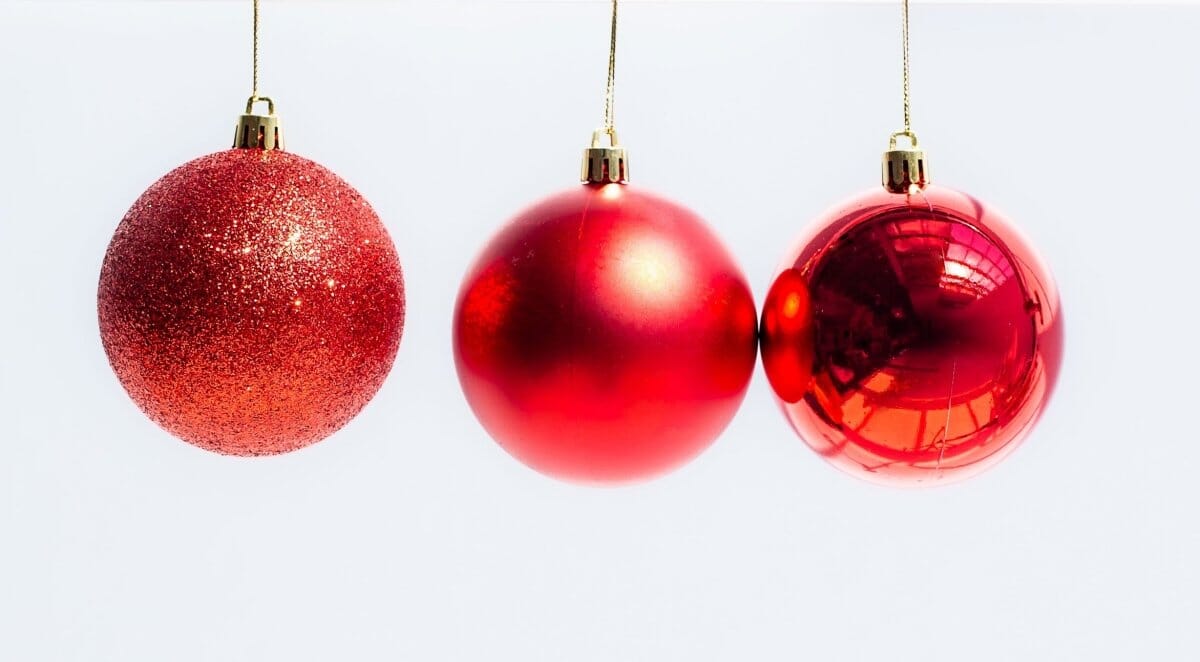 Red Christmas Ball Ornaments Set Homekode 