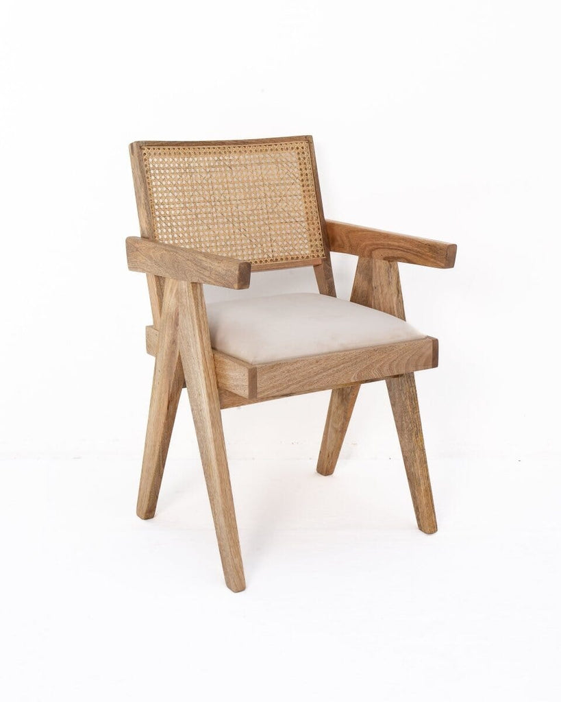 Sienna Rattan Chair with Arms Homekode 