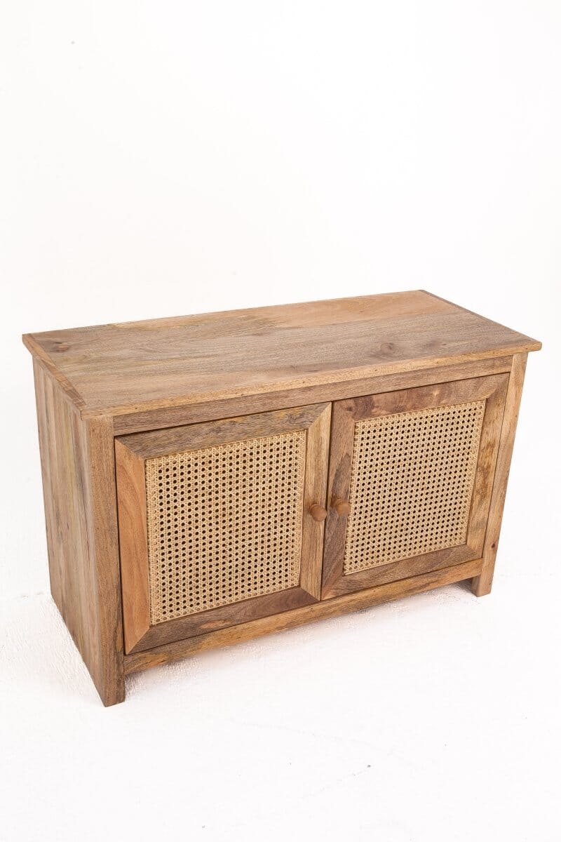 Rattan 2 Doors Sideboard Homekode 