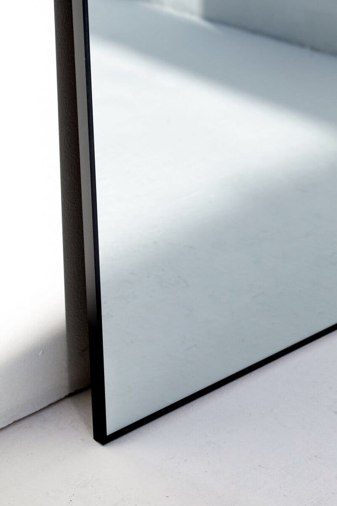 Zara Full Length Black Rectangular Large Metal Mirror (4 Sizes) Homekode 
