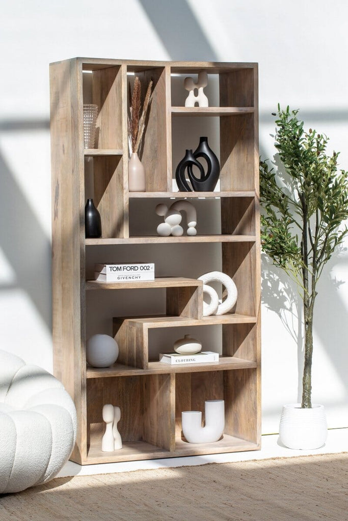 Cargill Wooden Display Shelves Unit Bookcases & Standing Shelves Homekode 