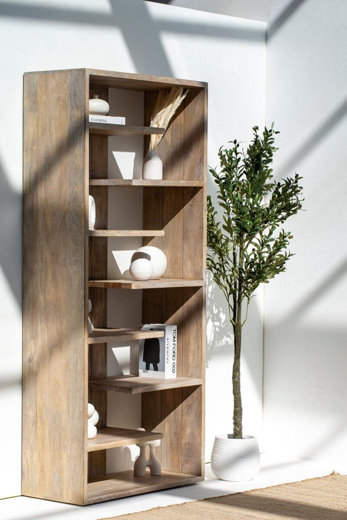 Dumas Wooden Display Shelves Unit Bookcases & Standing Shelves Homekode 