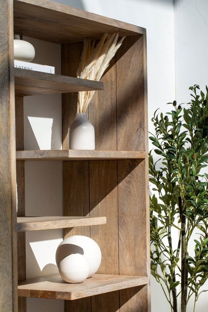 Dumas Wooden Display Shelves Unit Bookcases & Standing Shelves Homekode 