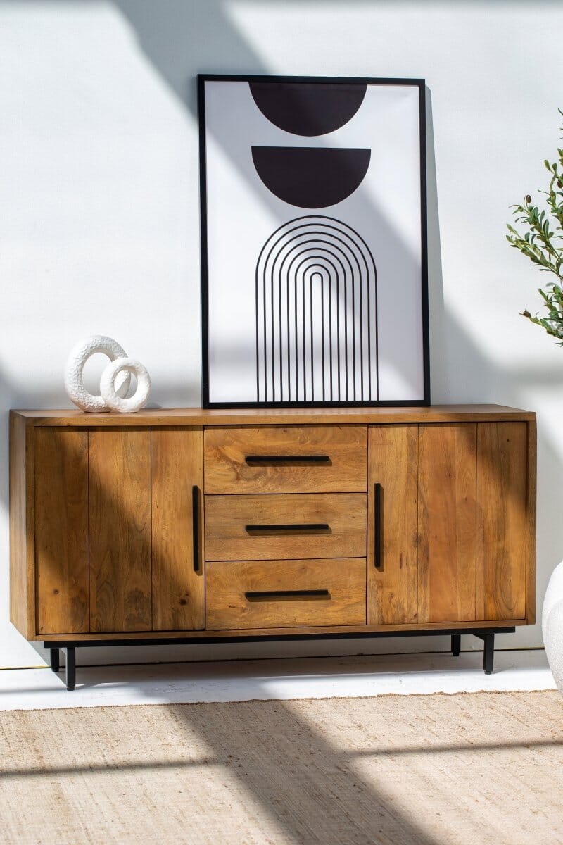 Astor Wooden Classic Sideboard Buffets & Sideboards Homekode 