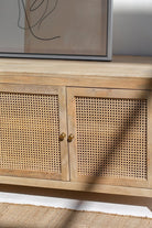 Morris Rattan Door TV Units Homekode 