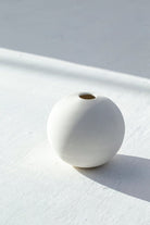 Round Ceramic Off-White Vase (2 Sizes)