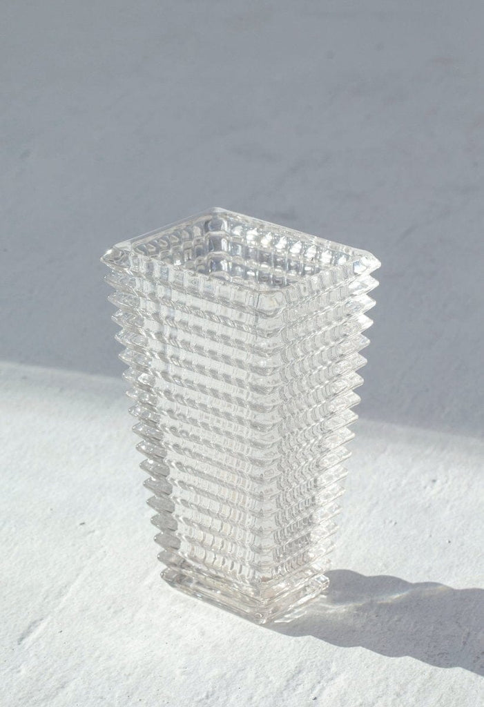 Crystal Pointy Edges Vase (32x10 CM)