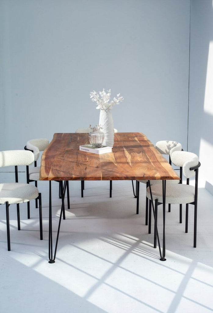 Dark Acacia Wood Dining Table (10 Sizes) ART 
