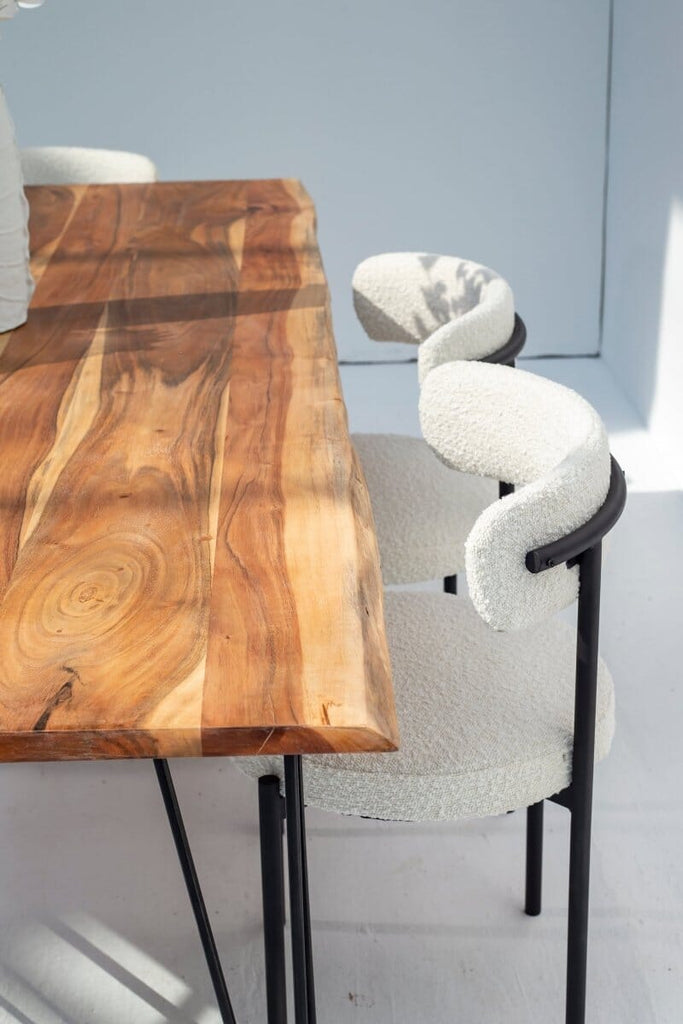 Dark Acacia Wood Dining Table (10 Sizes) ART 